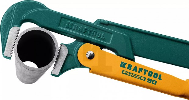 KRAFTOOL PANZER-90, №0, ключ трубный, прямые губки 2734-05_z02