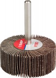 Круг шлифовальный ЗУБР "МАСТЕР" веерный лепестковый, на шпильке, тип КЛО, зерно-электрокорунд нормальный, P100, 20х50мм