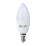 Лампа светодиодная LL-R-C37-7W-230-4K-E14 Ресанта