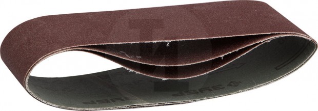 Лента шлифовальная бесконечная ЗУБР "МАСТЕР" на тканевой основе, для ЛШМ, P100, 75х457мм, 3шт 35541-100