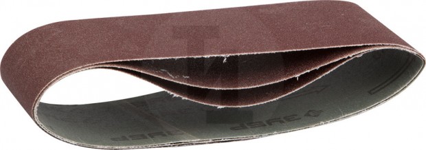 Лента шлифовальная бесконечная ЗУБР "МАСТЕР" на тканевой основе, для ЛШМ, P120, 75х533мм, 3шт 35542-120