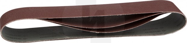 Лента ЗУБР "МАСТЕР" шлифовальная универсальная бесконечная для ЗШС-500, основа-х/б ткань, 100х914мм, Р80, 3шт 35548-080