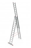 Лестница, 3 х 10 ступеней, алюминиевая, трехсекционная Sarayli