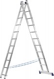Лестница СИБИН универсальная, двухсекционная, 9 ступеней