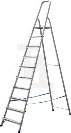 Лестница-стремянка СИБИН алюминиевая, 10 ступеней, 208 см 38801-10