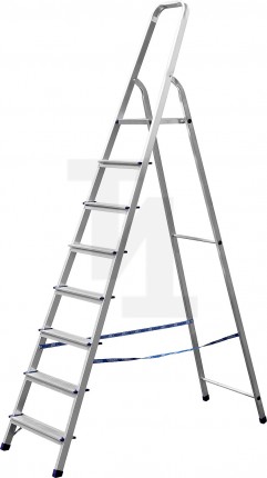 Лестница-стремянка СИБИН алюминиевая, 8 ступеней, 166 см 38801-8