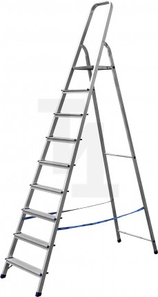 Лестница-стремянка СИБИН алюминиевая, 9 ступеней, 187 см 38801-9