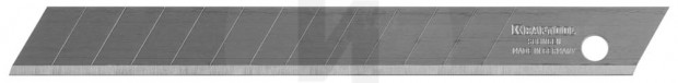 Лезвие "SOLINGEN" сменное, KRAFTOOL 09601-09-S5, сегментиров, легирован инструмент сталь, многоур закалка, 13 сегментов, 9 мм, 5шт 09601-09-S5_z01