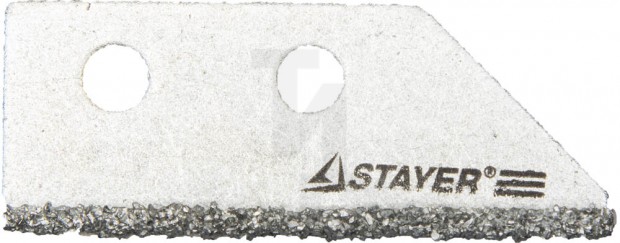 Лезвие STAYER "PROFI" сменное с карбидным напылением для скребка 33415, 2шт 33415-S2