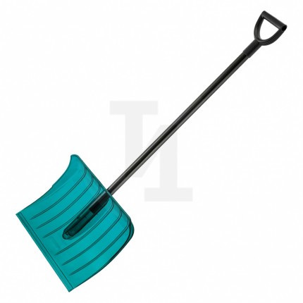 Лопата для уборки снега поликарбонат, 520х375х1390 мм, алюминиевый черенок, LUXE// Palisad 61637