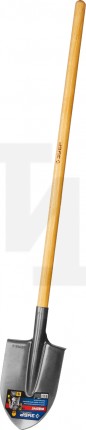 Лопата ″ФАВОРИТ″ штыковая, деревянный черенок, ЗУБР Профессионал 4-39501_z02