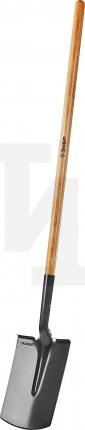 Лопата ″ФАВОРИТ″ штыковая прямоугольная, деревянный черенок, ЗУБР Профессионал 4-39511_z02
