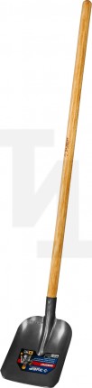 Лопата ″ФАВОРИТ″ совковая, деревянный черенок, ЗУБР Профессионал 4-39521_z02