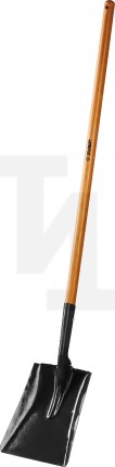 Лопата "Профи-10" совковая, деревянный черенок, ЗУБР Профессионал 39361_z02