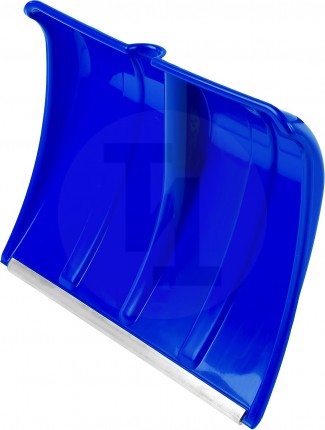 Лопата снеговая пластиковая с алюминиевой планкой, без черенка, 500мм, синяя, СИБИН 421835 421835