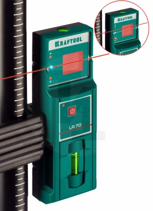 LR 70 детектор для линейного нивелира, KRAFTOOL 34607