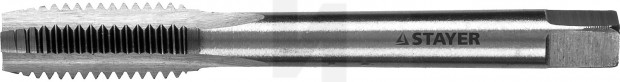 Метчик STAYER "MASTER" одинарный, для сквозных отверстий, сталь 9ХС, М10х1,5 28020-10-1.5