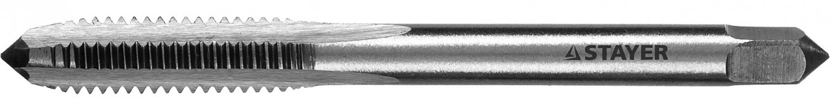 Метчик STAYER "MASTER" одинарный, для сквозных отверстий, сталь 9ХС, М6х1,0