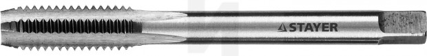 Метчик STAYER "MASTER" одинарный, для сквозных отверстий, сталь 9ХС, М8х1,25 28020-08-1.25