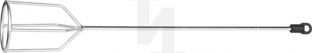 Миксер STAYER "MASTER" для гипсовых смесей и наливных полов, шестигранный хвостовик, оцинкованный, 80х530мм 06010-08-53