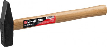 MIRAX 400 молоток слесарный с деревянной рукояткой