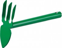 Мотыга-рыхлитель, РОСТОК 421423, с металлической ручкой, "лепесток+3 зуба" прямая, ширина рабочей части - 60мм
