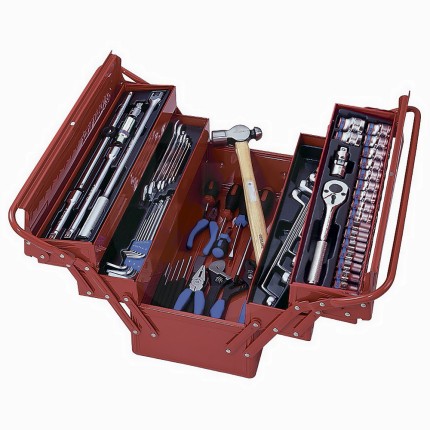 Набор инструментов универсальный раскладной ящик 65 предметов King Tony 902-065MR01