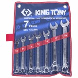 Набор комбинированных ключей 10-19мм 7 предметов King Tony