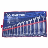 Набор комбинированных ключей 10-32мм 14 предметов King Tony