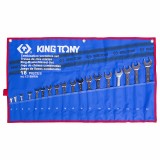 Набор комбинированных ключей 6-24мм чехол из теторона 18 предметов King Tony