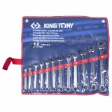 Набор комбинированных ключей 8-22мм 12 предметов King Tony