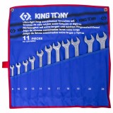 Набор комбинированных удлиненных ключей 8-24мм чехол из теторона 11 предметов King Tony