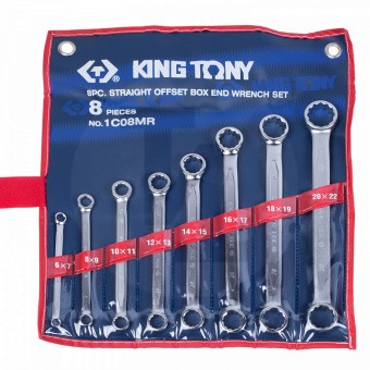 Набор накидных ключей 6-22мм 8 предметов King Tony 1C08MR