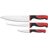Набор ножей поварских "SILVER TEFLON", тефл. покр, 200 мм, 160 мм, 80 мм, 3 шт Matrix Kitchen