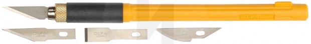 Набор OLFA Нож перовой с профильными лезвиями, 6мм, 4шт OL-AK-4