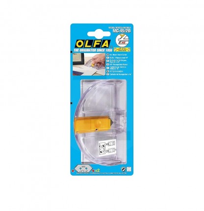 Набор OLFA Резак "MOUNT CUTTER" с наклоном лезвия 45 градусов с 2-мя лезвиями MCB OL-MC-45/2B