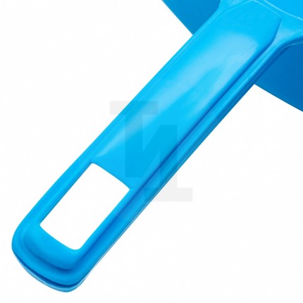 Набор: совок с кромкой 330x225 мм и щетка-сметка 285 мм, голубой, Home// Palisad 933105