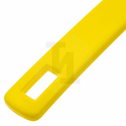 Набор: совок с кромкой 330x225 мм и щетка-сметка 285 мм, желтый, Home// Palisad 933125