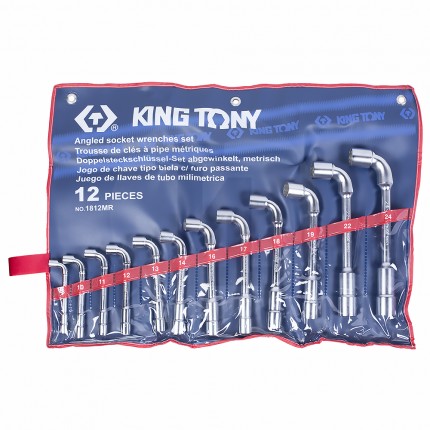Набор торцевых L-образных ключей 8-24мм 12 предметов King Tony 1812MR