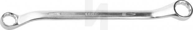 Накидной гаечный ключ изогнутый 19 x 22 мм, ЗУБР 27132-19-22