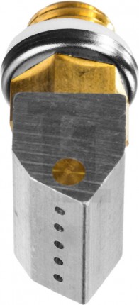 Насадка сменная KRAFTOOL "PRO" для клеевых (термоклеящих) пистолетов, широк насадка для коробок, 5 отверстий d=1,2мм, адаптер 06885-5-1.2