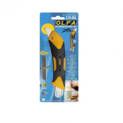 Нож OLFA "AUTOLOCK", двухкомпонентный корпус, 18мм OL-L5-AL