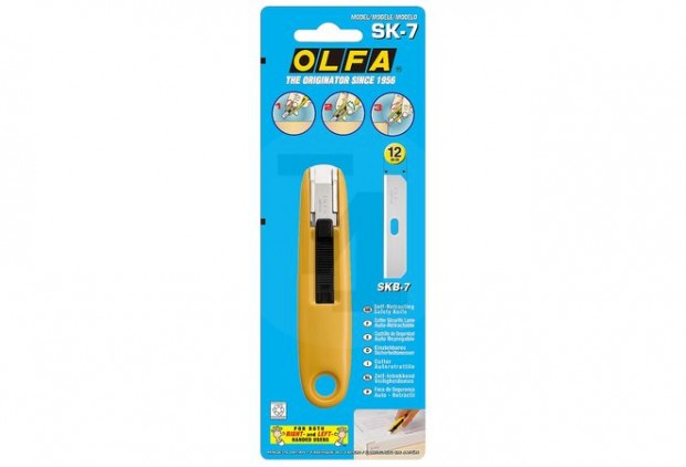 Нож OLFA "Hobby Craft Models" безопасный с выдвижной системой защиты, 12,5мм OL-SK-7