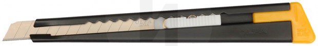 Нож OLFA с выдвижным лезвием, черный, 9мм OL-180-BLACK