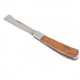 Нож садовый, 173 мм, складной, копулировочный, деревянная рукоятка Palisad