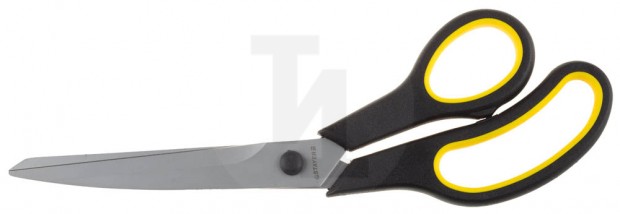 Ножницы STAYER "MASTER" хозяйственные, изогнутые, двухкомпонентные ручки, 245мм 40466-24