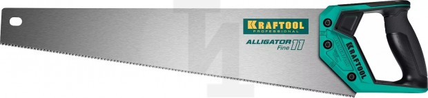 Ножовка для точного реза ″Alligator Fine 11″, 550 мм, 11 TPI 3D зуб, KRAFTOOL 15203-55