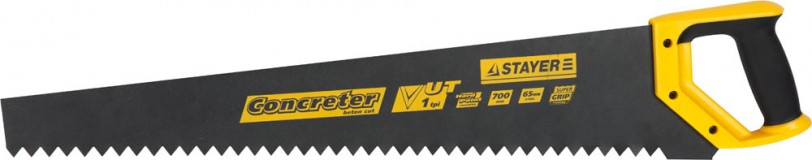 Ножовка по пенобетону (пила) Stayer BETON 700 мм, 1 TPI, закаленный износостойкий зуб