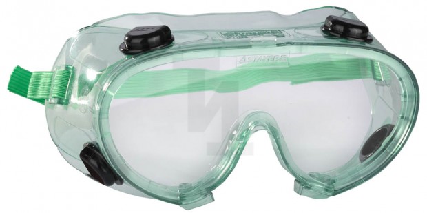 Очки STAYER защитные самосборные закрытого типа с непрямой вентиляцией, поликарбонатные прозрачные линзы 2-11026
