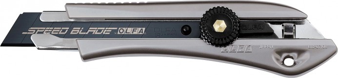 OLFA нож с выдвижным сегментированным лезвием, винтовой фиксатор, 18мм